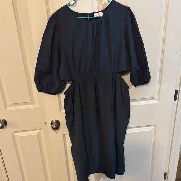 Ingrid & Isabel Navy Midi Dress - Picture 1 of 6